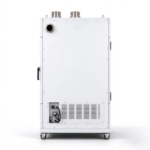 WOSIAN battery fire test system rear view