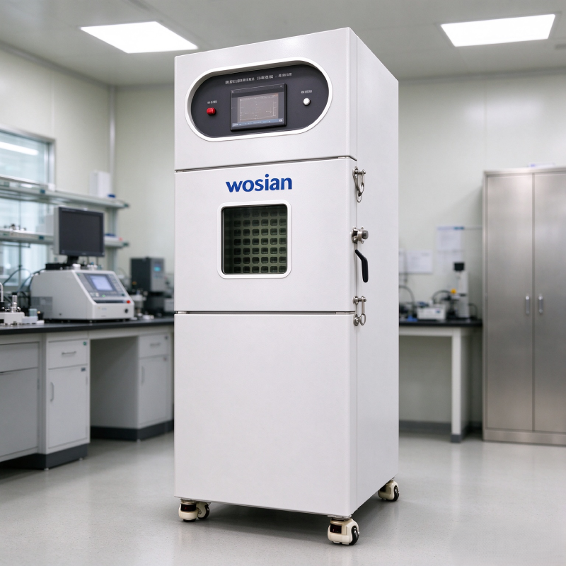 Wosian Nail Penetration Tester in Battery Testing Laboratory